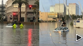 ההצפות ברחבי הארץ